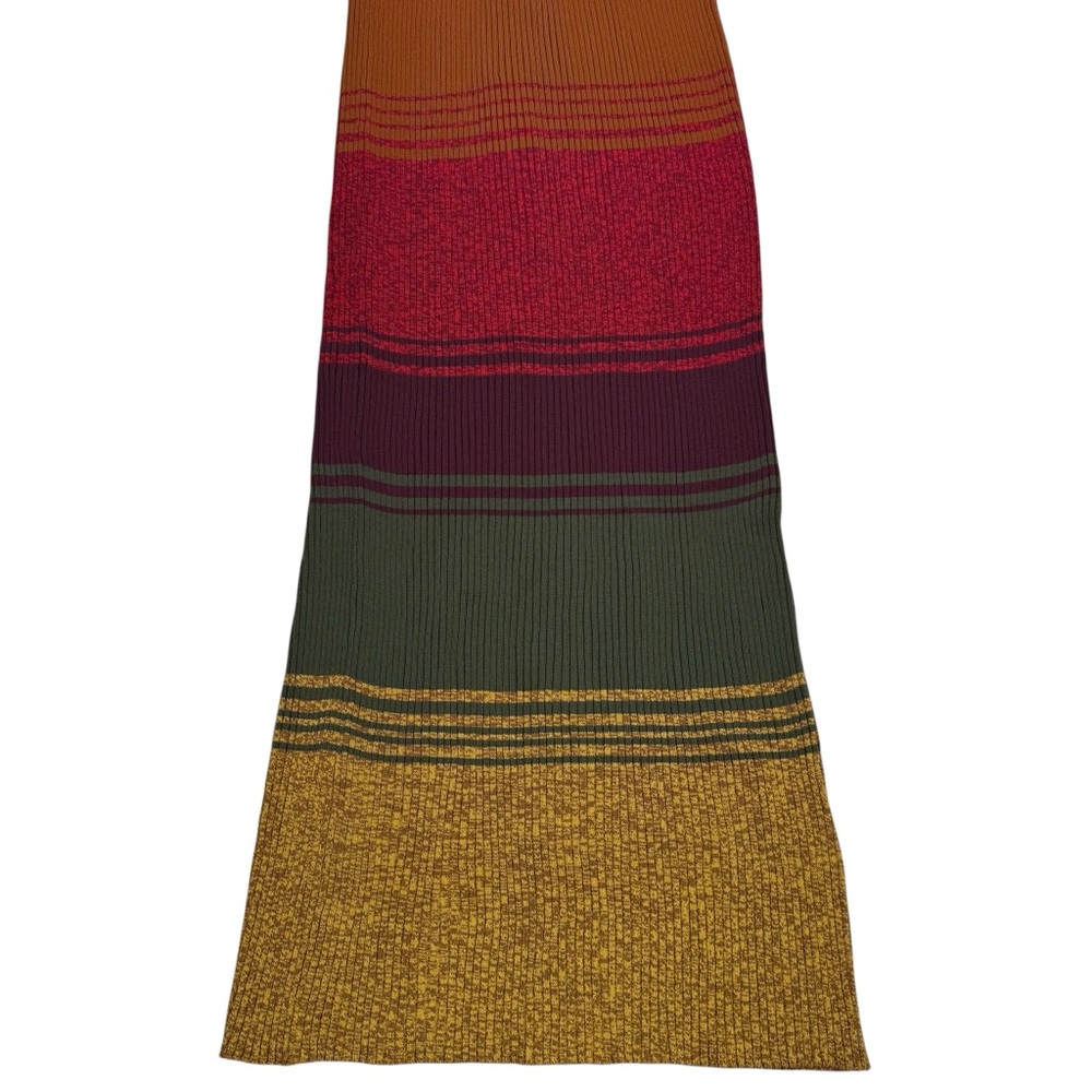 STAUD Multicolor Ribbed Button-Front Midi Dress i… - image 6